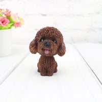 مجسم الكلاب المرحة بالراس الهزاز لتزيين التابلوه أ...