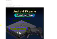 جهاز Game Box أندرويد TV مع ألعاب كلاسيكية ودعم 10...