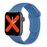 ساعة ذكية بسوار مطاطي