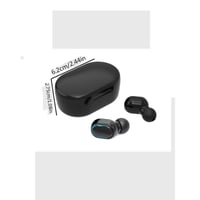 سماعة بلوتوث لاسلكية سماعات مع خاصية إلغاء الضوضاء...