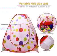 خيمة اللعب القابلة للطي مع 50 كرة ملونة مميزة , بي...