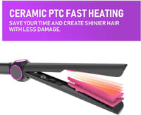 مكواة فرد وتجعيد الشعر 2 في 1