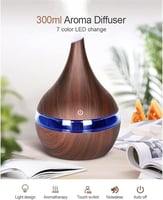 جهاز ترطيب الهواء خشبي بمنفذ USB