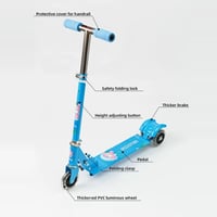 سكوتر دفع للاطفال، سكوتر قابل للطي بارتفاع قابل لل...