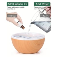 مرطب على شكل مزهرية، صغير الحجم يعمل بمنفذ USB لغر...