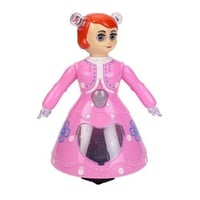 دمية الأميرة الراقصة مع أضواء الليد والموسيقى للأط...