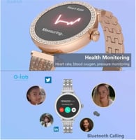 جي-تاب GT10 | ساعة ذكية دايموند بشاشة AMOLED | تتب...