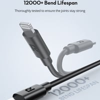 كيبل من راف باور Type-C إلى Lightning بخاصية الشحن...