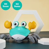 لعبة أطفال شكل سرطان البحر الزاحف مع حساس حركي و أ...