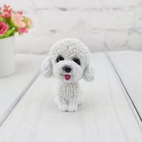 مجسم الكلاب المرحة بالراس الهزاز لتزيين التابلوه أ...