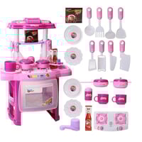 مطبخ الأميرة الصغير: مجموعة لعب على شكل ادوات المط...