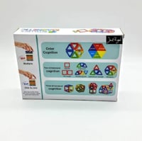 لعبة تركيب اشكال مغناطيسية بسيطة للاطفال ، 40 قطعة