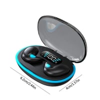 سماعة بلوتوث لاسلكية مع شاشة عرض رقمية، بتصميم حدي...