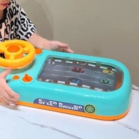 لعبة سيارة محاكية لسيارات السباق مزودة بمقود قيادة...