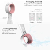 مروحة تبريد محمولة محمولة بدون شفرات بمنفذ USB لسط...