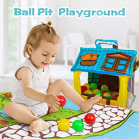 مساحة لعب للأطفال للأنشطة مع منزل تخزين 30 كرة و5...