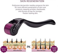 أداة تنشيط الجلد ديرما رول 540 إبرة دقيقة من التيت...