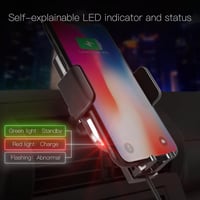 AG CH2 شاحن لاسلكي ذكي للسيارة يفتح ويغلق اوتوماتي...