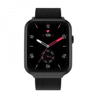 ساعة FT6 الذكية - سوار معدني وسوار مطاطي إضافي