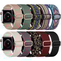 عدد 10سوار لساعات أبل بالوان وخامات رائعة ومناسب ل...