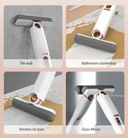 ممسحة تنظيف منزلية محمولة و سهلة الطي , إسفنجة ضغط...