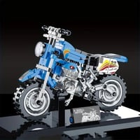 مجموعة مكعبات بناء الدراجات النارية