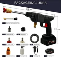 مضخة غسيل السيارات عالي الضغط: 48 فولت المحمولة لا...