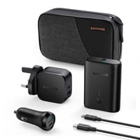 راف بور شنطة للشحن تحتوي على 5منتجات شاحن متنقل 10...