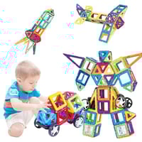 مجموعة مكعبات ماجكيس المغناطيسية الرائعة دع طفلك ي...