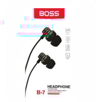 سماعات BOSS B-7 عصرية ومريحة مع كابل طويل ومريح لا...