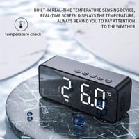 منبه مع مكبر صوت لاسلكي مع راديو Fm، بجانب السرير...