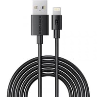 راف بور كيبل 1م يو اس بي الى لايتننغ أسود كلاسيك