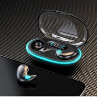 سماعة بلوتوث لاسلكية مع شاشة عرض رقمية، بتصميم حدي...