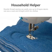 ماكينة الخياطة المنزلية مع طاولة تمديد مزدوجة الخي...