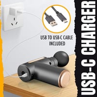 مسدس تدليك ميني، جهاز تدليك عميق للأنسجة، قابل لإع...