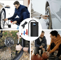 منفاخ محمول للسيارة والدراجة والدراجات النارية بشا...