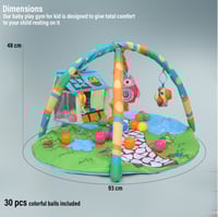 مساحة لعب للأطفال للأنشطة مع منزل تخزين 30 كرة و5...