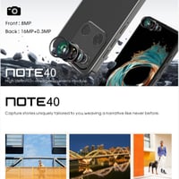 جوال Oale Note 40 بنظام Android 14 وشاشة 6.8 بوصة