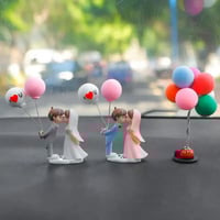 مجموعة تزيين السيارة بشخصيات لطيفة عروسان مع بالون...