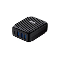 شاحن زندور 32 واط بأربعة منافذ USB-C وUSB - شحن سر...