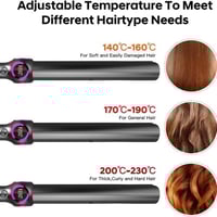 مكواة فرد وتجعيد الشعر 2 في 1