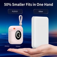 باور بانك جي تاب FLEX10 سعة 10000 ملي أمبير مدمج ب...