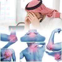 مساج EMS صغير محمول متعدد الوظائف للظهر والرقبة ,...