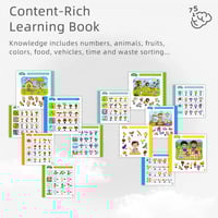 قلم تعليمي قارئ مع كتاب 36 صفحة لتعليم الاطفال وبا...