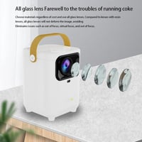 بروجكتور ذكي WiFi بحجم شاشة 150 بوصة مع بلوتوث ونظ...