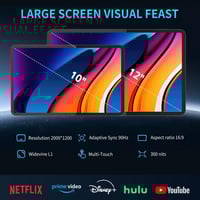 تابلت G-Tab Mega 12 مع كيبورد مغناطيسي عربي/إنجليز...