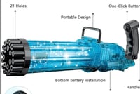 مسدس صانع فقاعات الصابون - 21 فتحة