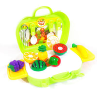 مجموعة لعب الفواكه للأطفال، ألعاب المطبخ، ألعاب تق...