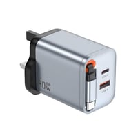 شاحن حائط Green Lion GaN Premium UK Plug بقوة 40 و...