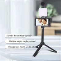 حامل ثلاثي للهاتف AY-49T مع ميكروفون و الضوء ومجمو...